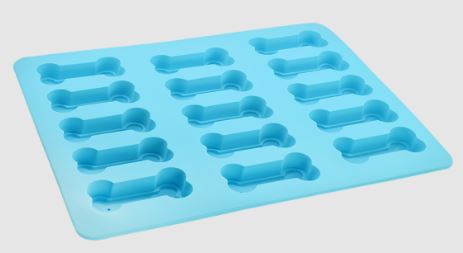 R & M Silicone 15 Cup Bog Bone Mould Blue