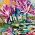 Water Lily Sunset Hb Coaster Placemats & Coasters The Cooks Kitchen 