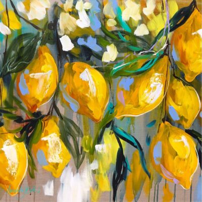 Lemon Tree Lane Hard Backed Coasters