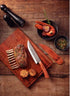 Tramontina Churrasco Nomade Meat Knife With Leather Sheath/ Real Woodhandle 20cm