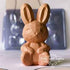 Bwb Sitting Geode Bunny Rabbit - 3pc