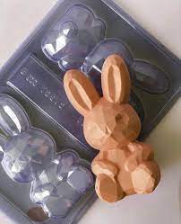 Bwb Sitting Geode Bunny Rabbit - 3pc