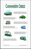 Allgifts Australia Tea Towels - Caravanners Creed