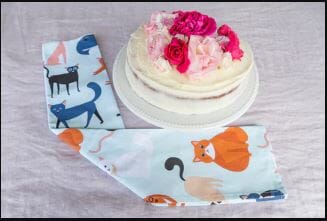 Allgifts Australia Tea Towels - Colourful Cats Tea Towels The Cooks Kitchen 