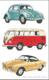 Allgifts Tea Towels - Classic Cars Vw