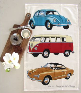 Allgifts Tea Towels - Classic Cars Vw