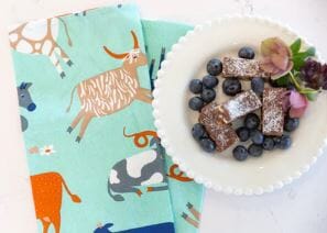 Allgifts Australia Tea Towels - Green Cows Tea Towels The Cooks Kitchen 