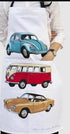 Allgifts Australia Apron (heavy Drill) - Classic Cars Vw Aprons The Cooks Kitchen 