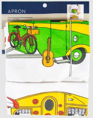 Allgifts Australia Apron (heavy Drill) - Retro Caravan