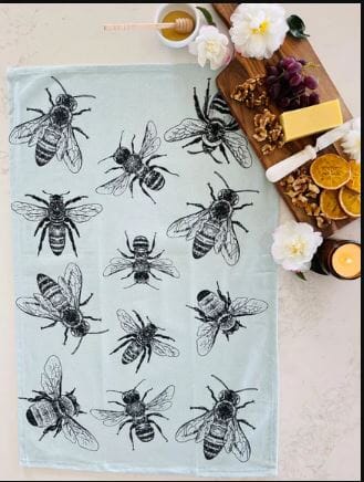 Allgifts Australia Tea Towel - Sketch Bee Tea Towels The Cooks Kitchen 
