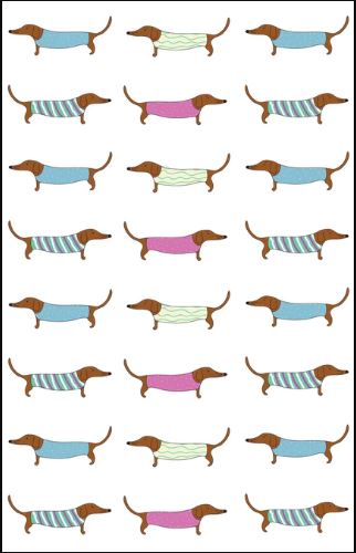 Allgifts Australia Tea Towels - Sausage Dogs