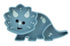 Melii Luxe Divided Silicone Suction Plate - Dinosaur