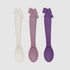 Melii Luxe Silicone Spoons 3 Pack - Unicorn