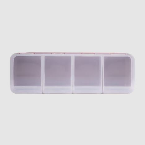 Melii Luxe 4 Compartment Snackle Box - Pink