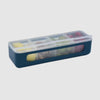 Melii Luxe 4 Compartment Snackle Box - Blue
