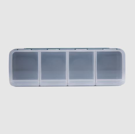 Melii Luxe 4 Compartment Snackle Box - Blue