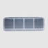 Melii Luxe 4 Compartment Snackle Box - Blue