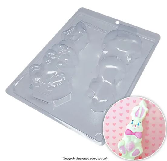Bwb Sitting Bunny Mould - 3pc