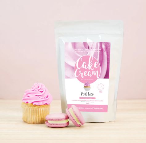 Cake Cream Swiss Meringue Buttercream Mix 400g - Pink Lace