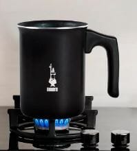 Bialetti "tuttocrema" Milk Frother 6 Cups, Black Milk Frothers The Cooks Kitchen 