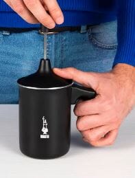 Bialetti "tuttocrema" Milk Frother 6 Cups, Black Milk Frothers The Cooks Kitchen 