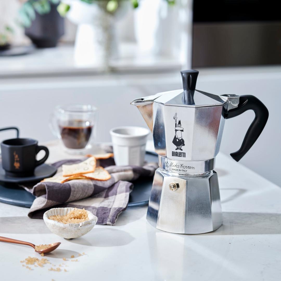 Bialetti Moka Express 3 Cup Espresso Pot | Stovetop Espresso Maker