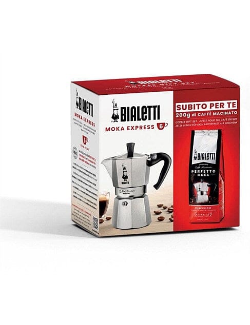 Bialetti Venus 6 Cup Espresso Maker + Tasting Set (2x250g Perfetto Moka) Stovetop Espresso Makers The Cooks Kitchen Mandurah 