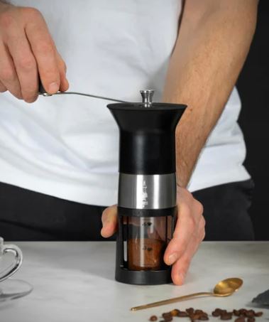 Bialetti Manual Coffee Grinder - Stainless Steel