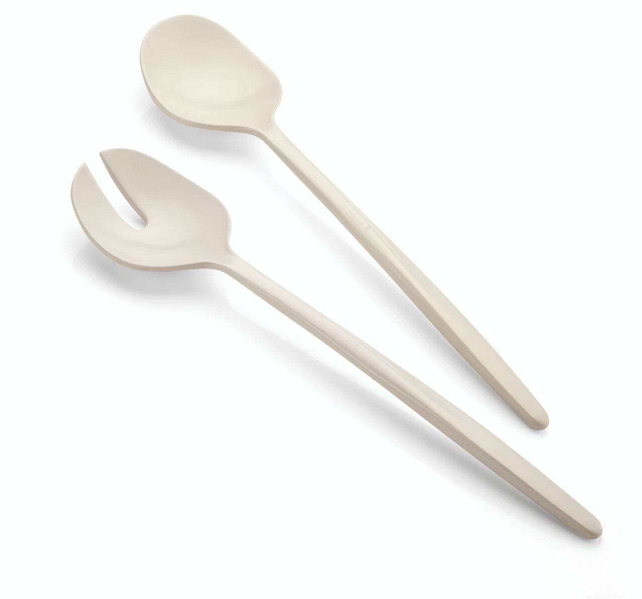Guzzini Earth Salad Servers White Servingware The Cooks Kitchen 