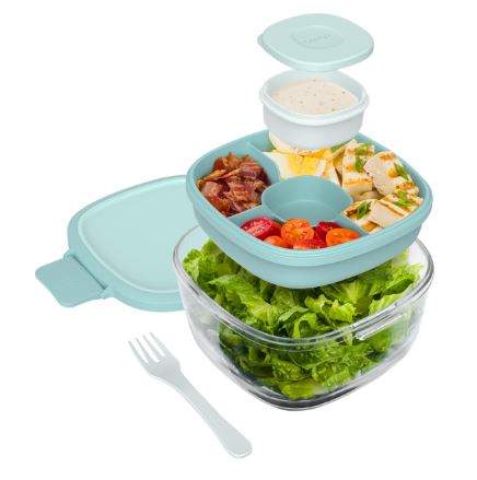 Bentgo Glass All-in-one Salad Container 