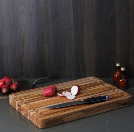 Teakhaus Traditional Cutting Board W/ Juice Canal 41x31x3.8cm Chopping Boards & Surface Savers The Cooks Kitchen 