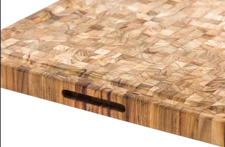 Teakhaus Teak End Grain Carving Board 61x45x3.8cm Chopping Boards & Surface Savers The Cooks Kitchen 