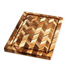 Teakhaus Herringbone Rectangle Board Medium 36x26x2.5cm