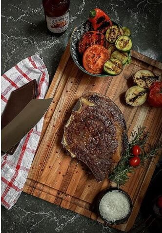 Teakhaus Scandi Bbq Board 51x38x2.5cm Chopping Boards & Surface Savers The Cooks Kitchen 