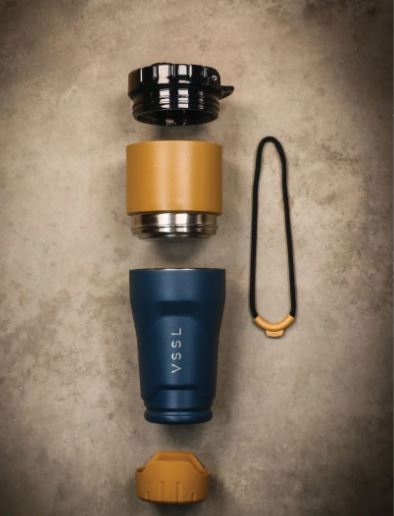 Vssl  Rift Tumbler 475ml - Pacific Blue