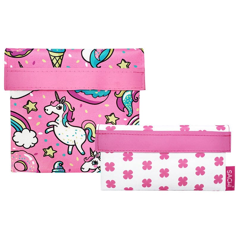Sachi Lunch Pockets S/2 - Unicorns Lunchbox The Cooks Kitchen 