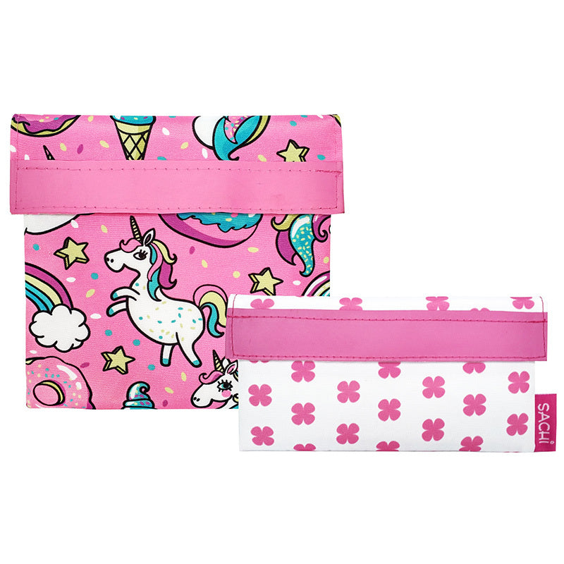 Sachi Lunch Pockets S/2 - Unicorns