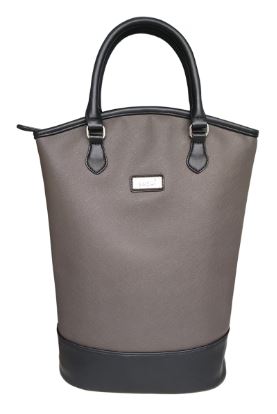 Sachi Two Bottle Wine Tote - Charcoal