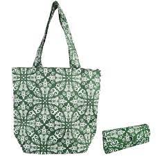 Sachi Insulated Market Tote - Bohemian Green