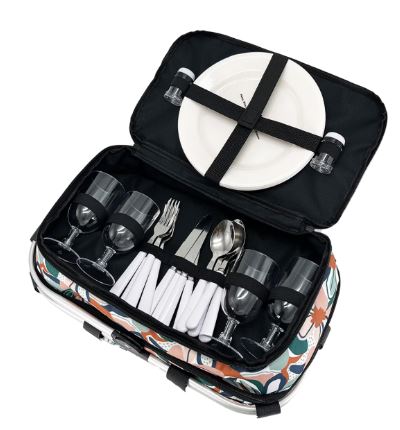 Sachi 4 Person Insulated Picnic Basket - Protea