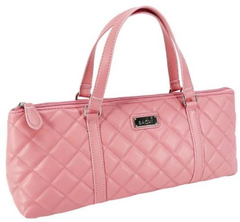 Sachi Insulated Wine Purse - Pink Quilted