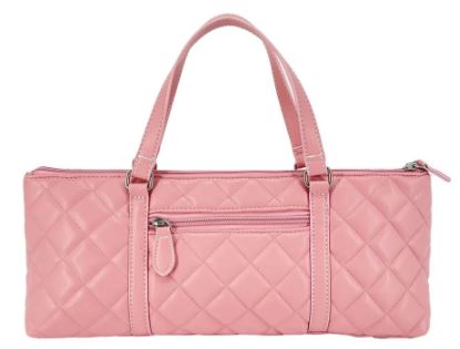 Sachi Insulated Wine Purse - Pink Quilted