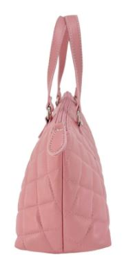 Sachi Insulated Wine Purse - Pink Quilted