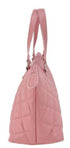 Sachi Insulated Wine Purse - Pink Quilted