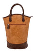 Sachi Two Bottle Wine Tote - Faux Leather - Tan Barware Accessories The Cooks Kitchen Mandurah 