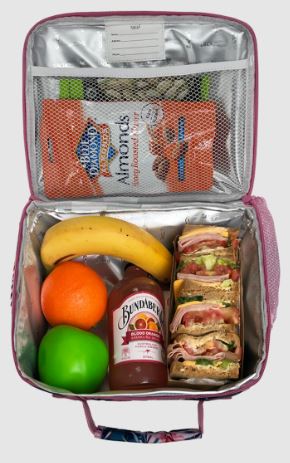 Sachi Style 321 Crew Lunch Box With Bottle Holder - Pink Orchids
