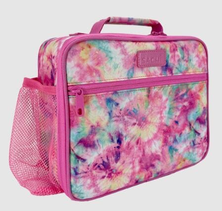 Sachi Style 321 Insulated Crew Lunch Bag With Bottle Holder - Tye Die Splash Lunch Bags The Cooks Kitchen 