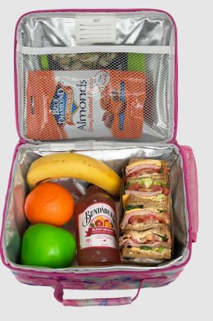 Sachi Style 321 Insulated Crew Lunch Bag With Bottle Holder - Tye Die Splash