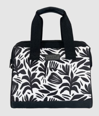 Sachi 'style 34' Insulated Lunch Bag - Monochrome Blooms Lunchbox The Cooks Kitchen 