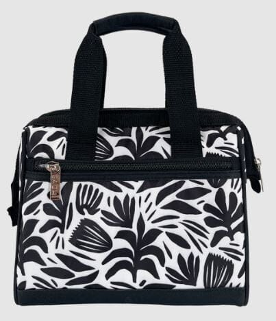 Sachi 'style 34' Insulated Lunch Bag - Monochrome Blooms Lunchbox The Cooks Kitchen 